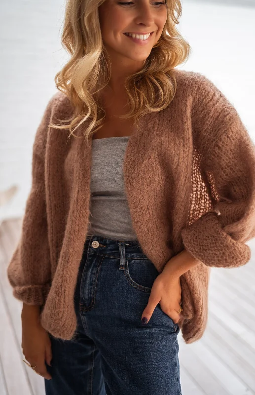 Women's Elegant Garments Elegant Styles Camel Alina Cardigan