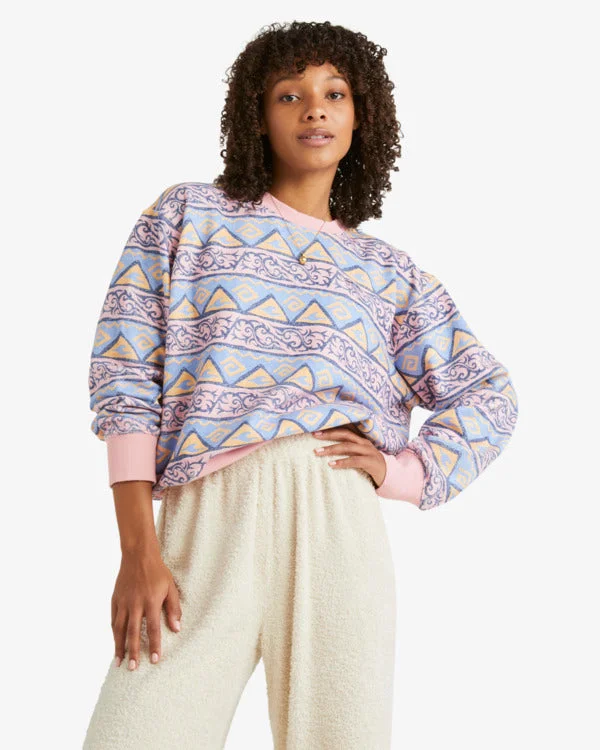 Sustainable Women's Clothing Timeless Elegance Redefined Billabong High Tides Brooklyn Crew Sweatshirt-Multi Sustainable Women's Clothing Timeless Elegance Redefined Billabong High Tides Brooklyn Crew Sweatshirt-Multi