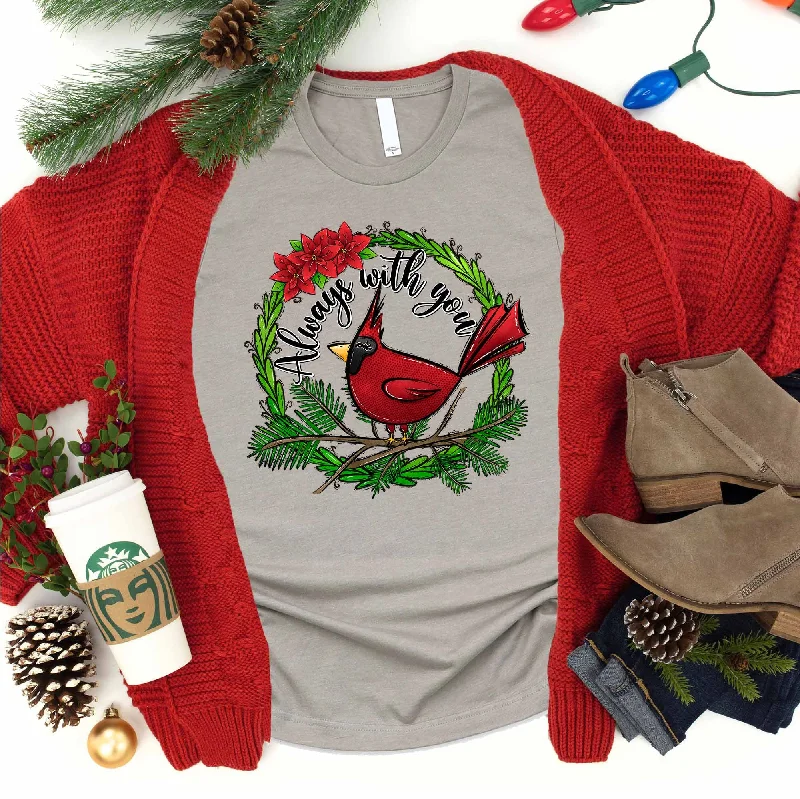 Women's Luxury Garments Unbeatable Prices Always With You Cardinal Tee