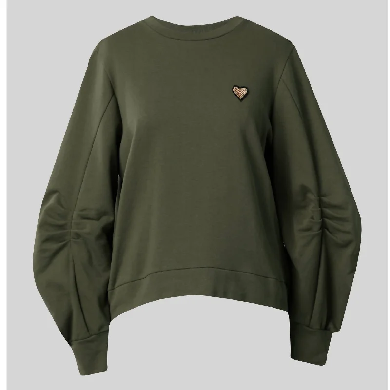Women's High-Fashion Attire Low Price Special Women's Jemma Sweatshirt In Sea Kelp