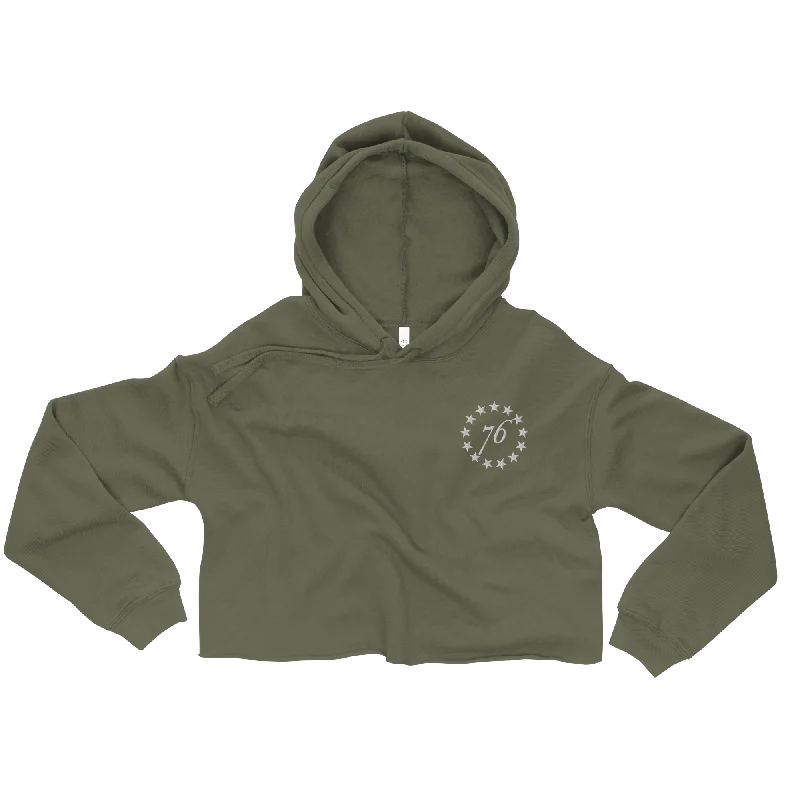 Charming Women's Holiday Apparel Sale Event, Prices Rock 13 Stars Women's Crop Hoodie Charming Women's Holiday Apparel Sale Event, Prices Rock 13 Stars Women's Crop Hoodie
