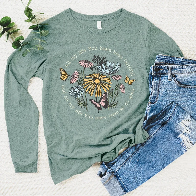 Women's Evening Outfit Pastel Styles You Have Been Faithful Long Sleeve