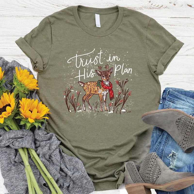 Luxury Women's Clothing Mid - Season Sale Trust in His Plan Tee