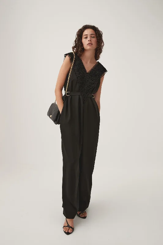 Women's Comfortable Lounge Attire Seasonal Picks Spirit Belted Jumpsuit