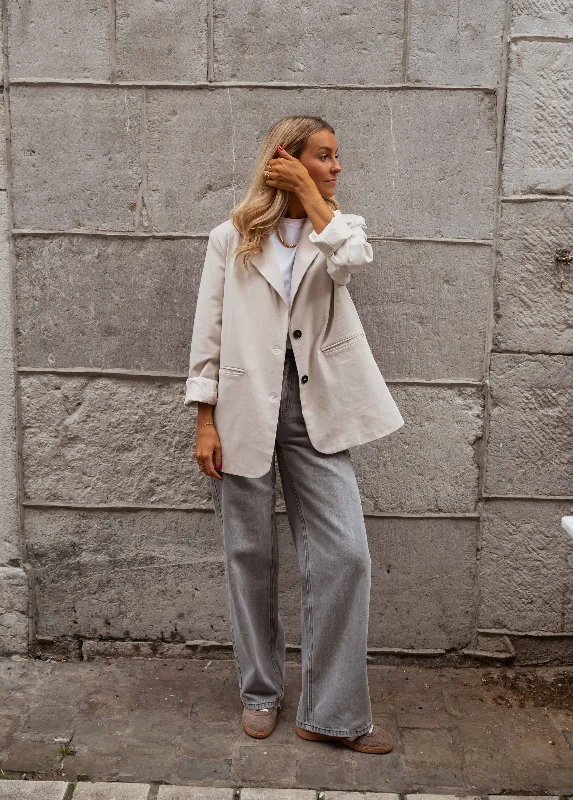 Affordable Women's Clothes Limited - Edition Drops Blazer Norma - beige