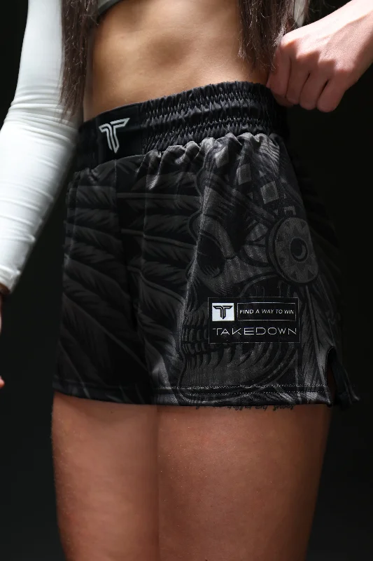 Women's Trendy Clothes Everyday Wear Blackout Warrior Chief Women's Fight Shorts (3" Inseam) Women's Trendy Clothes Everyday Wear Blackout Warrior Chief Women's Fight Shorts (3" Inseam)