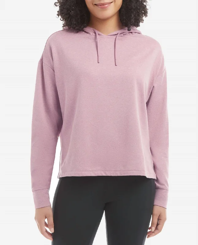 Women's Festive Attire Flash Sale Sustainable Soft Hoodie In Wistful Mauve