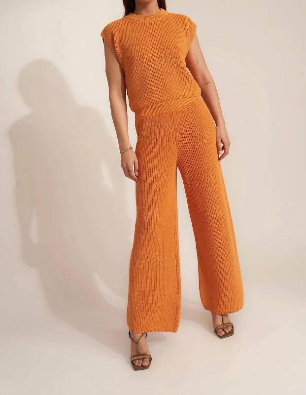Women's Comfy Attire For Lounging Limited Time Offers Beatrice Top In Orange Peel