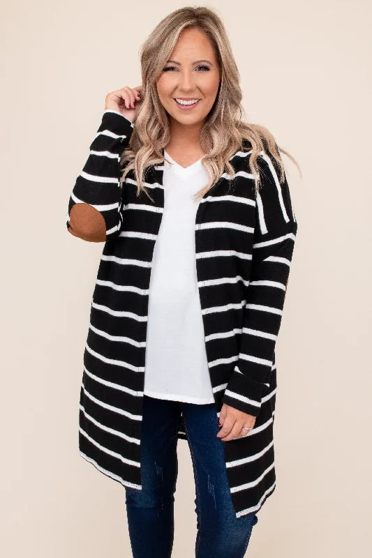 Women's Travel Apparel Classic Appeal Bringing The Heat Cardigan, Black