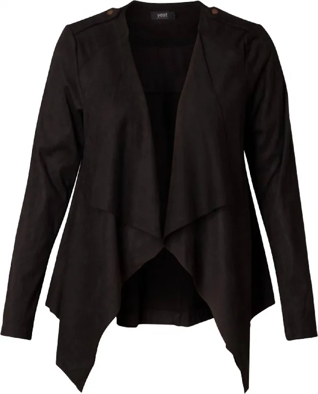 Women's Stylish Outdoor Outfit Trend Alert Women's Obdi Blazer In Black