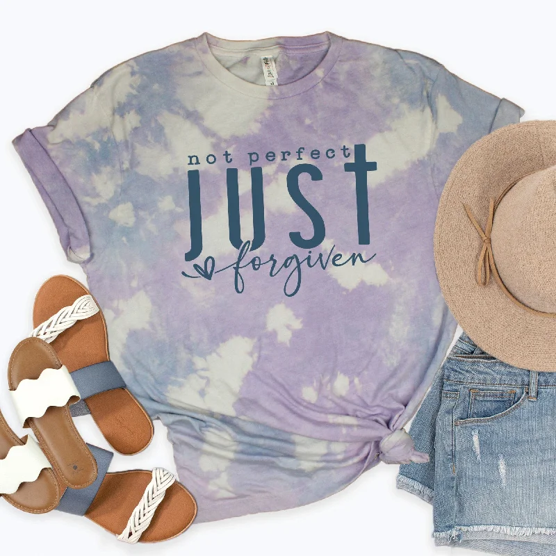 Women's Versatile Apparel Trendy Street Style Attire Not Perfect Just Forgiven Tee