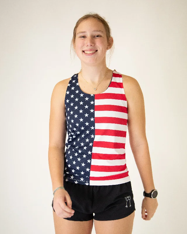 Women's Resort Apparel Sleek Design Women's USA Performance Singlet