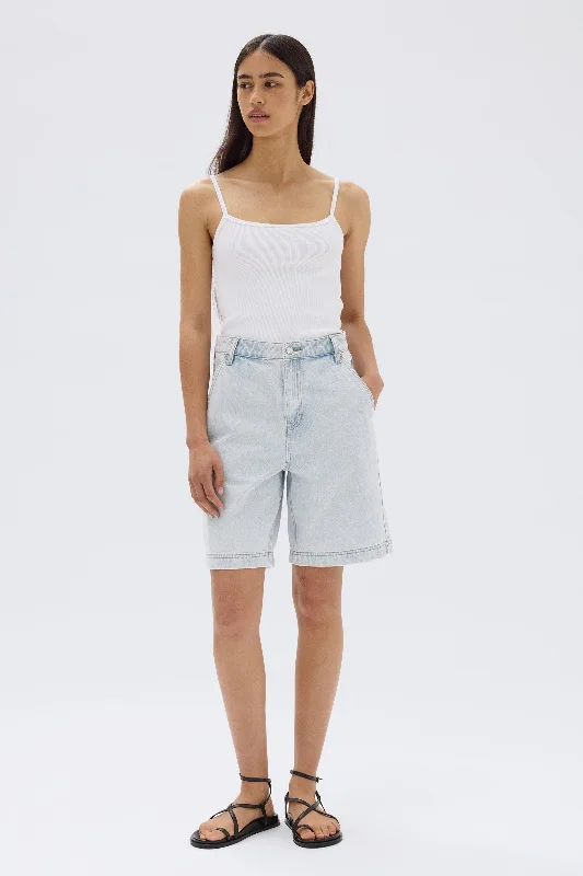 Women's Outerwear Apparel Chic Style Longline Denim Short
