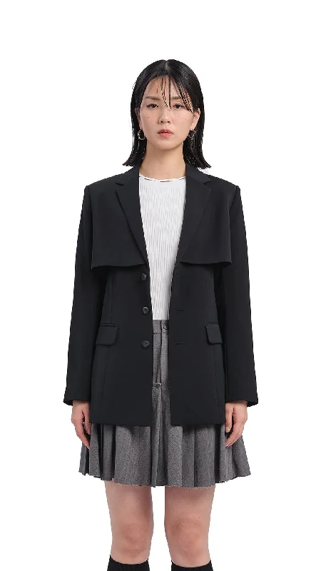 Casual Apparel For Women Effortless Comfort Cut Out Blazer