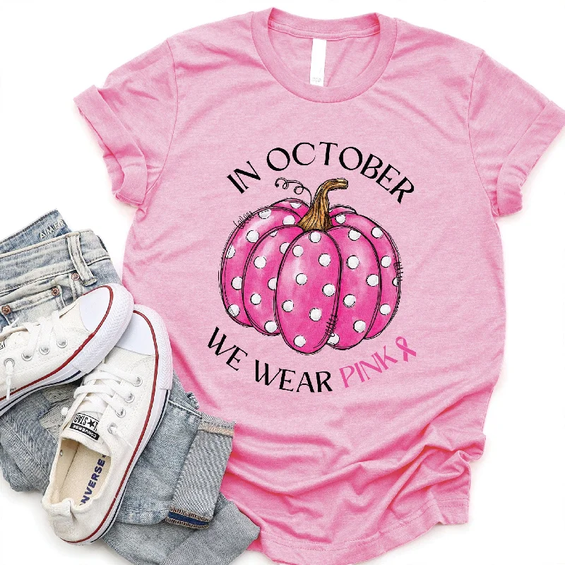 Women's Plus-Size Casual Outfit Season Sale In October Pumpkin Tee