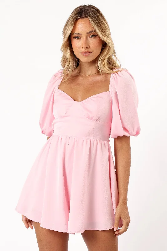 Women's Transitional Garments Chic And Trendy Billie Romper - Pink