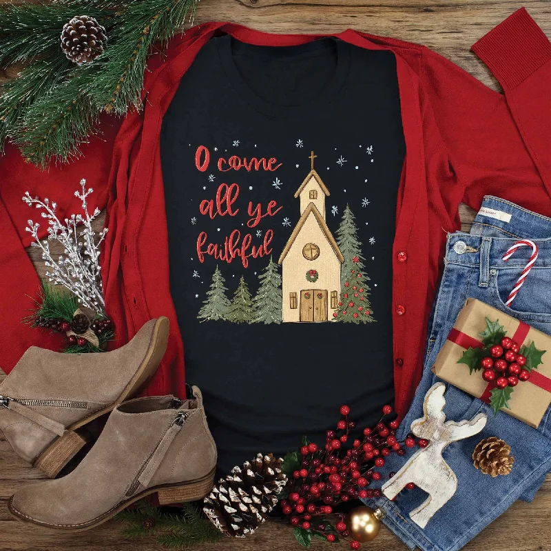 Women's Vacation Outfit Set Cool Prices O Come All Ye Tee