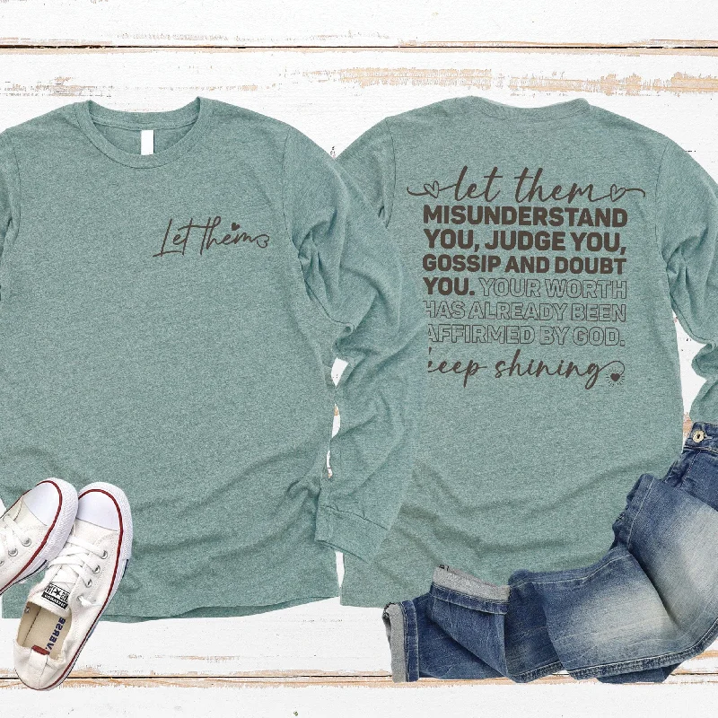 Comfortable Women's Clothes Bold Silhouette Let Them Long Sleeve