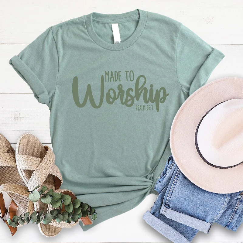 Women's Wedding Apparel Everyday Basics Made to Worship Tee