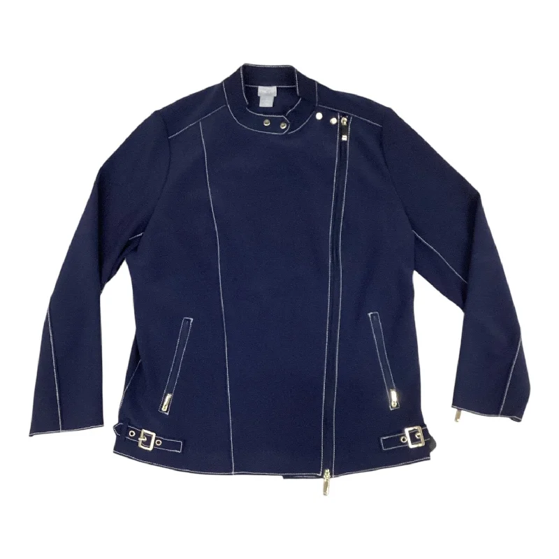 Women's Resort Attire Trendy Pulse Blazer By Chicos In Navy