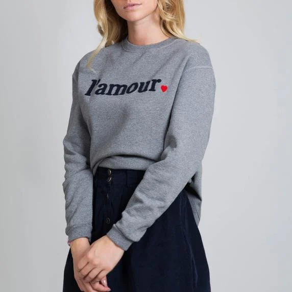 Women's Stylish Outdoor Outfit Quality Driven Apparel Fania Sweater (Medium Grey)