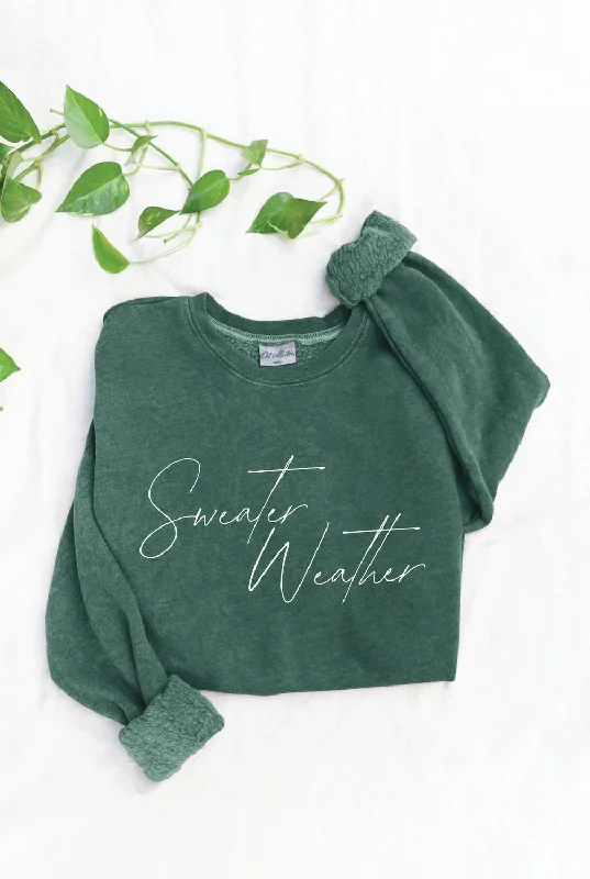 Vintage-Inspired Women's Clothes Fashion Frontiers Mineral Graphic Sweatshirt In Dusty Forest Vintage-Inspired Women's Clothes Fashion Frontiers Mineral Graphic Sweatshirt In Dusty Forest