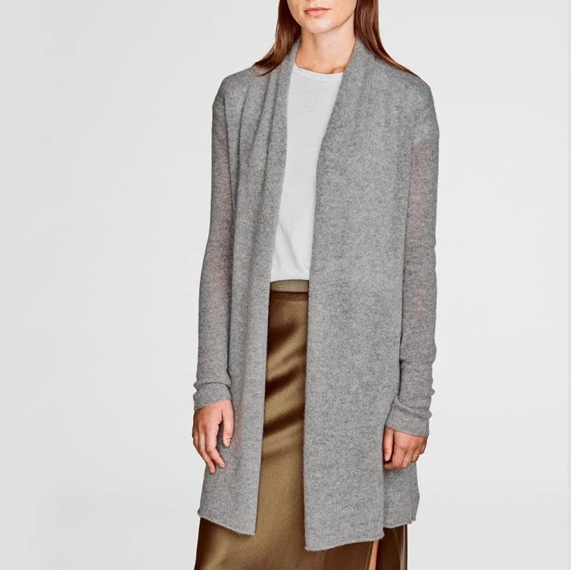 Charming Women's Outfit For Special Occasions Style Redefined Trapeze Duster (Heather Grey) Charming Women's Outfit For Special Occasions Style Redefined Trapeze Duster (Heather Grey)