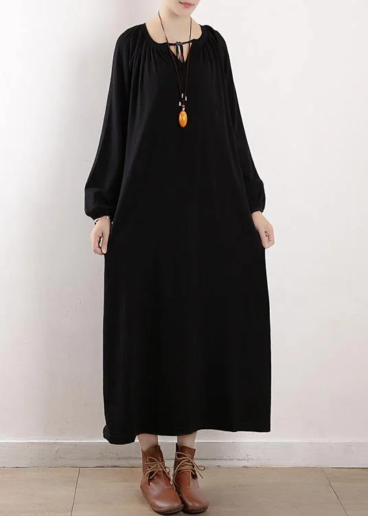 Women's Luxury Garments Chic Outfits Women black Sweater dresses plus size o neck Cinched oversized fall knitwear Women's Luxury Garments Chic Outfits Women black Sweater dresses plus size o neck Cinched oversized fall knitwear