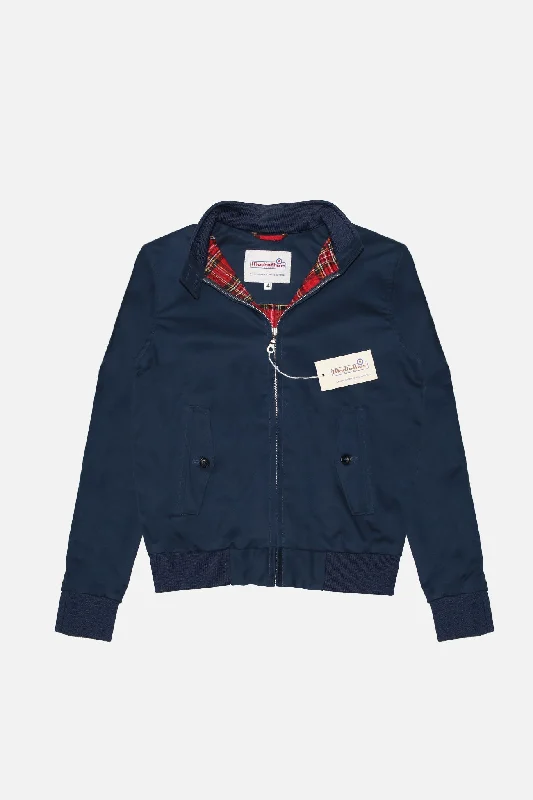 Fashionable Women's Outfit New Styles Just In Modfather Clothing - Women's Dark Navy - Harrington Jacket Fashionable Women's Outfit New Styles Just In Modfather Clothing - Women's Dark Navy - Harrington Jacket