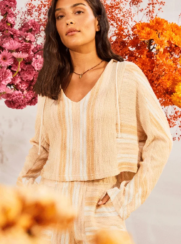 Women's Outerwear Garments Massive Selection Sale Todos Santos Poncho Style Hoodie - Bonzer Stripe Tapioca Women's Outerwear Garments Massive Selection Sale Todos Santos Poncho Style Hoodie - Bonzer Stripe Tapioca