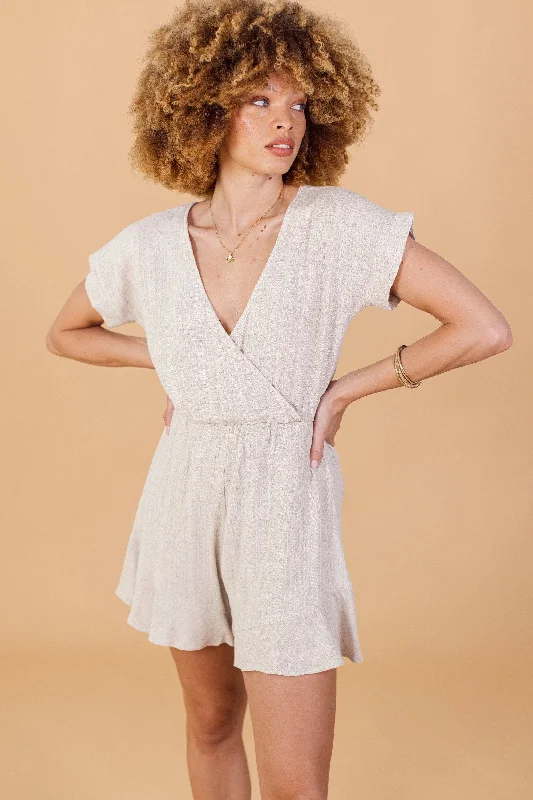Modern Women's Attire Limited Edition Playsuit Noemie Beige
