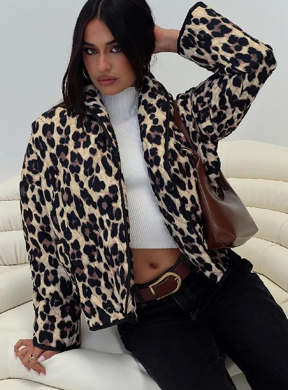 Casual Chic Women's Clothes Unbeatable Prices One I Want Jacket Leopard