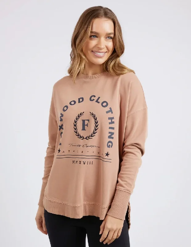 Women's Plus-Size Casual Outfit Chic Style Foxwood Medalion Crew