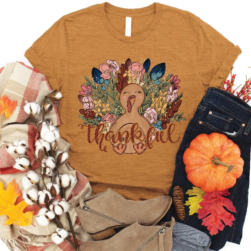 Women's Outerwear Garments Fast Fashion Favorites Thankful Turkey Tee
