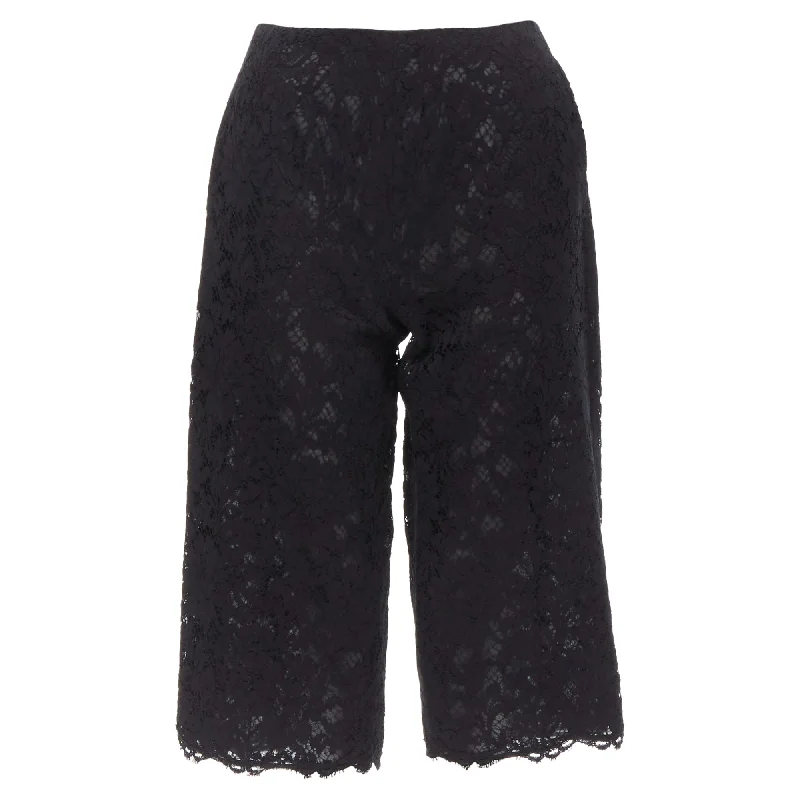 Women's Transitional Outfit Winter Warm - Up Sale Valentino Garavani floral lace knee length culotte shorts Women's Transitional Outfit Winter Warm - Up Sale Valentino Garavani floral lace knee length culotte shorts